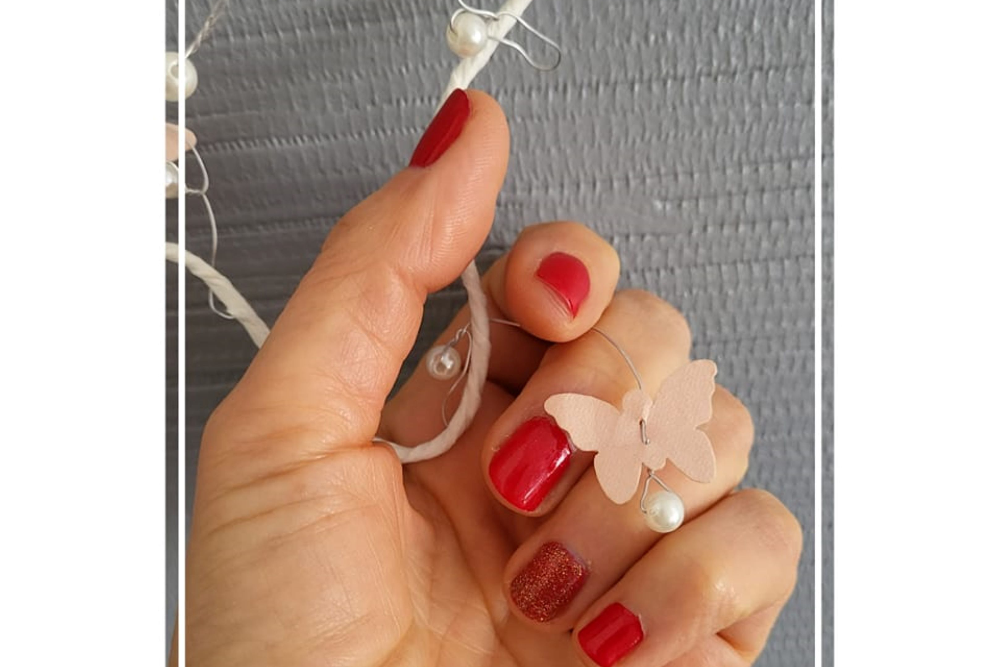 semi permanent rouge cerise scintillant